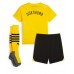 Camiseta Borussia Dortmund Primera Equipación Replica 2023-24 para niños mangas cortas (+ Pantalones cortos)